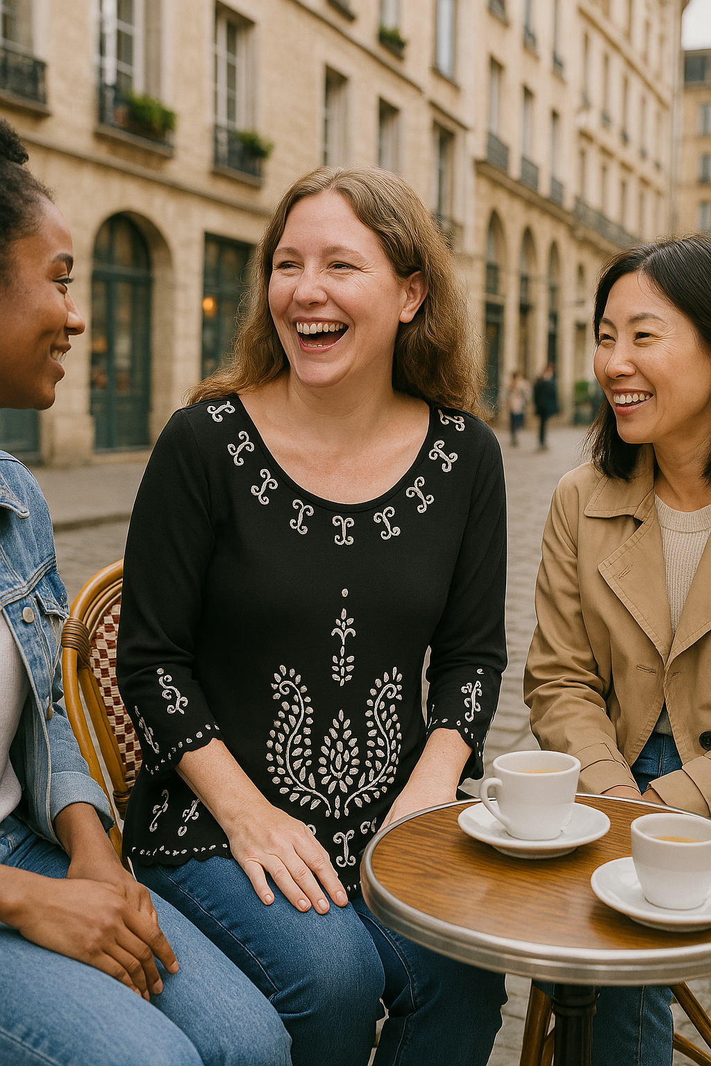 Unexpectedly You Black Embroidered Tunic Top