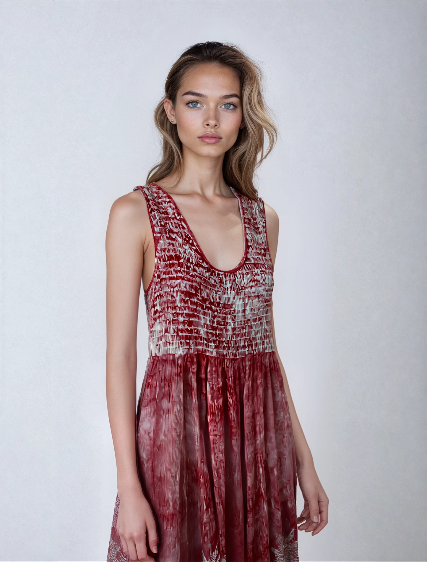 Unexpectedly You Rosewood Bloom Boho Midi Dress