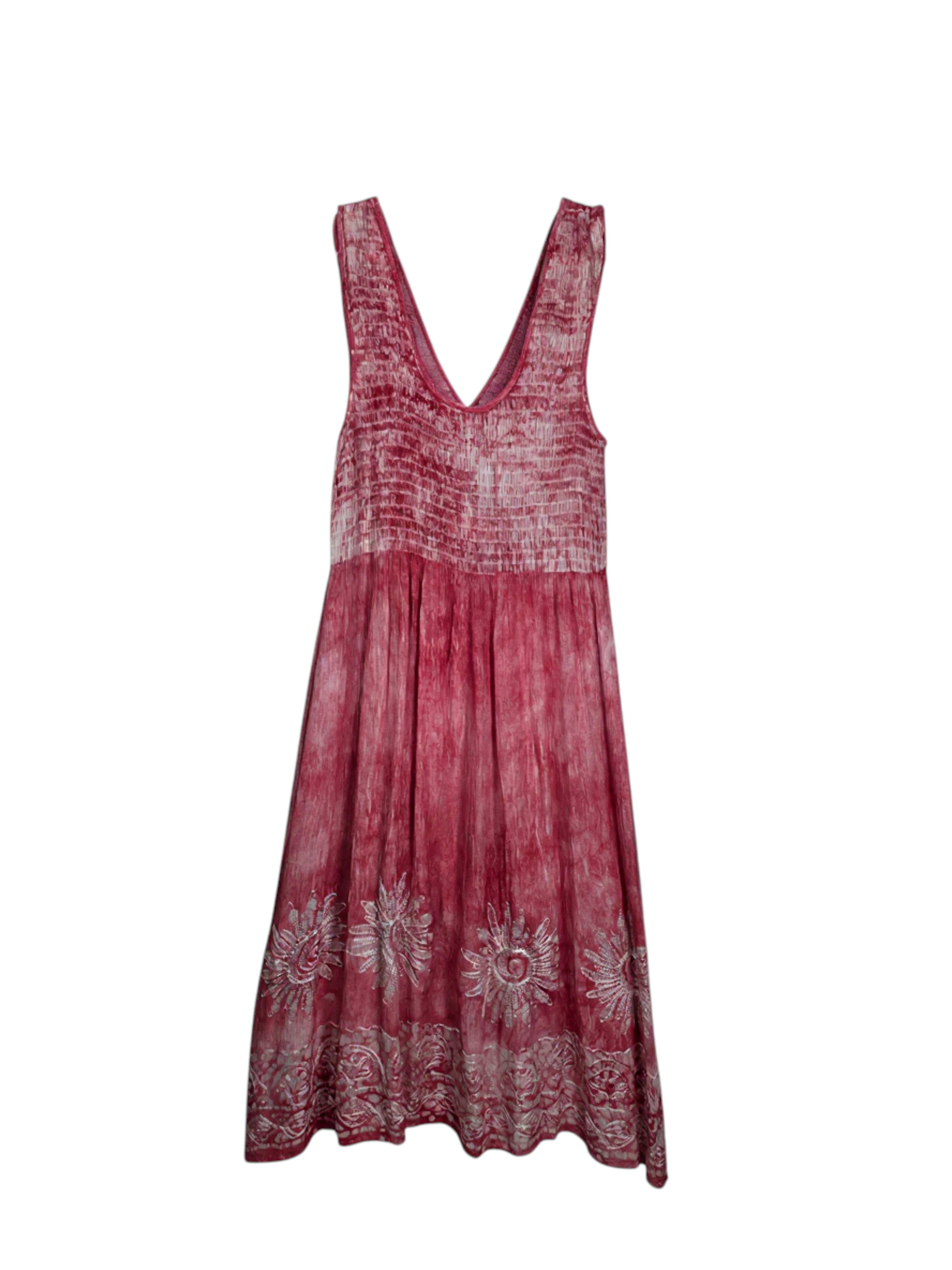 Unexpectedly You Rosewood Bloom Boho Midi Dress - Unexpectedly You