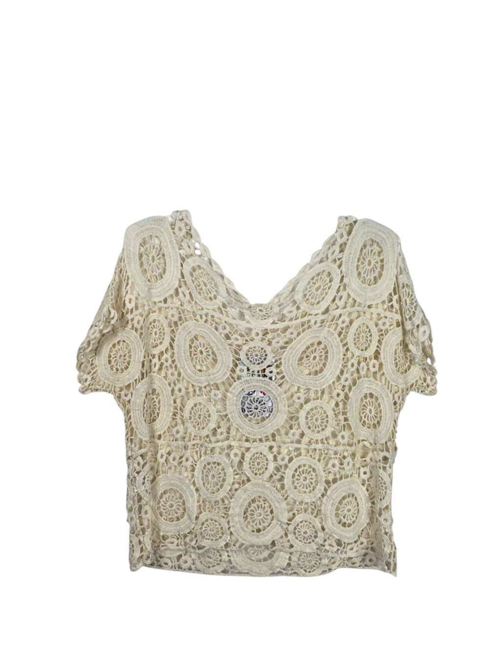 Unexpectedly You Soleil Dream – Crochet Circle Lace Boho Top
