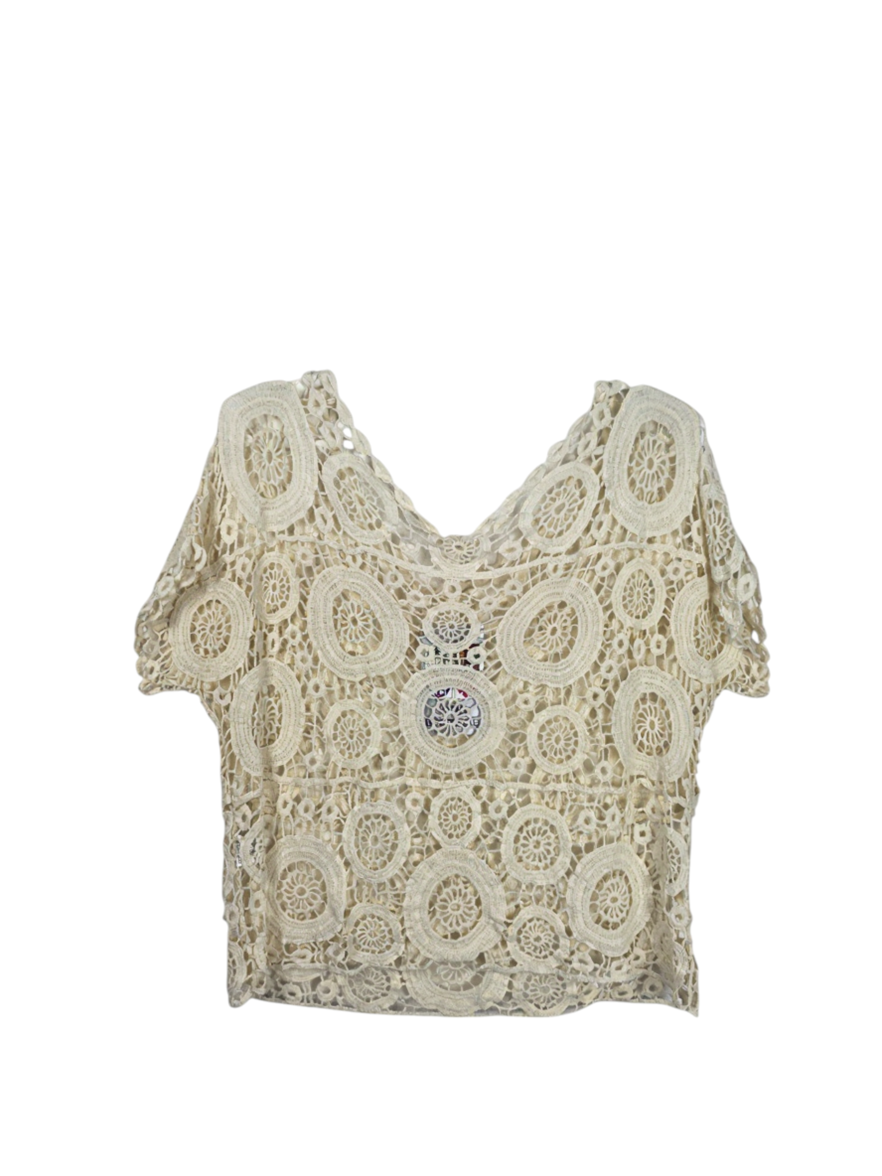 Unexpectedly You Soleil Dream – Crochet Circle Lace Boho Top