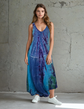 Unexpectedly You Ocean Mist – Blue & Purple Tie-Dye Maxi Dress