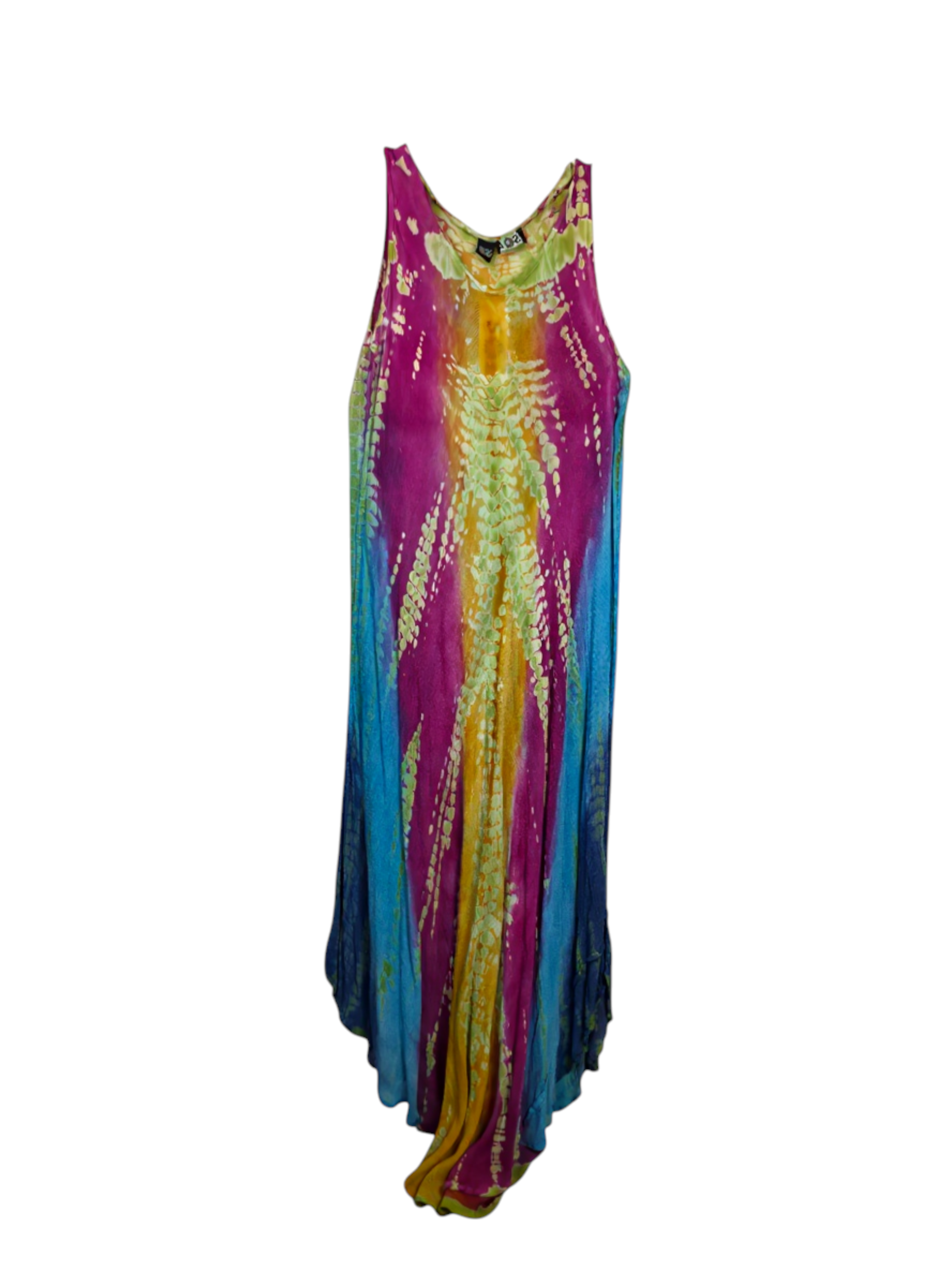Unexpectedly You Sunset Mirage – Multicolor Tie-Dye Maxi Dress