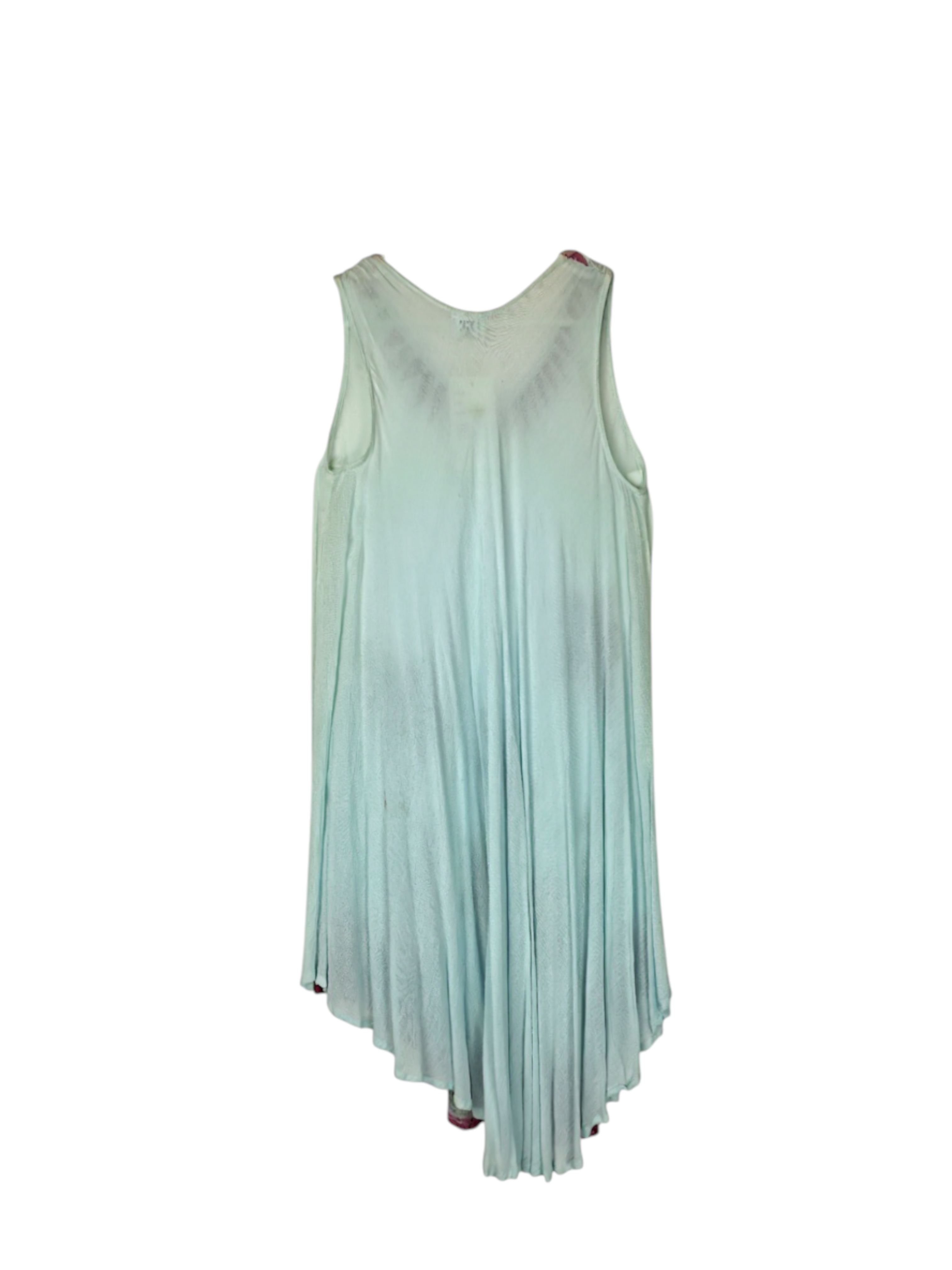 Unexpectedly You Island Palm Hand-Painted Asymmetrical Dress