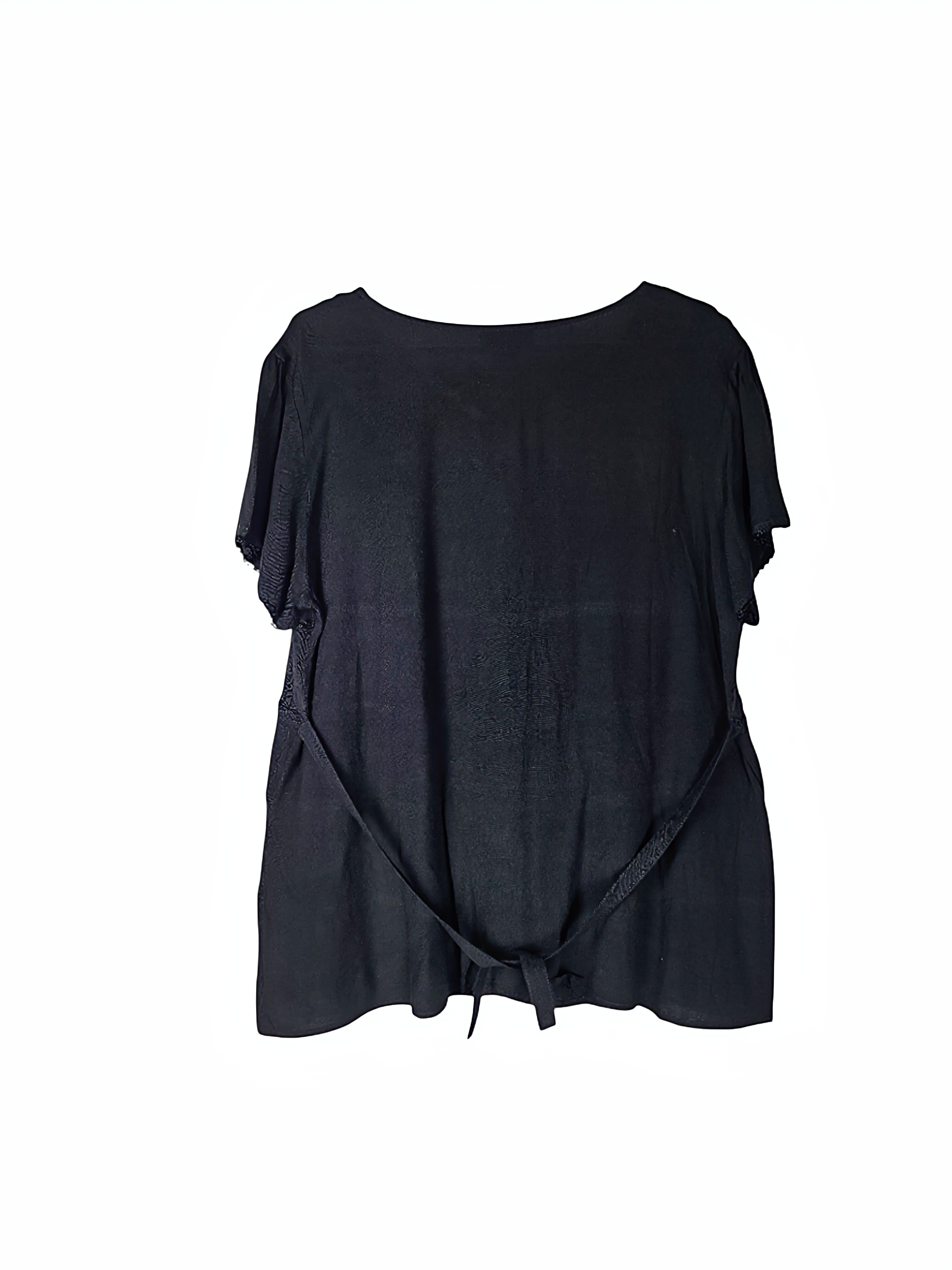 Unexpectedly You Shadow Bloom Embroidered Boho Top