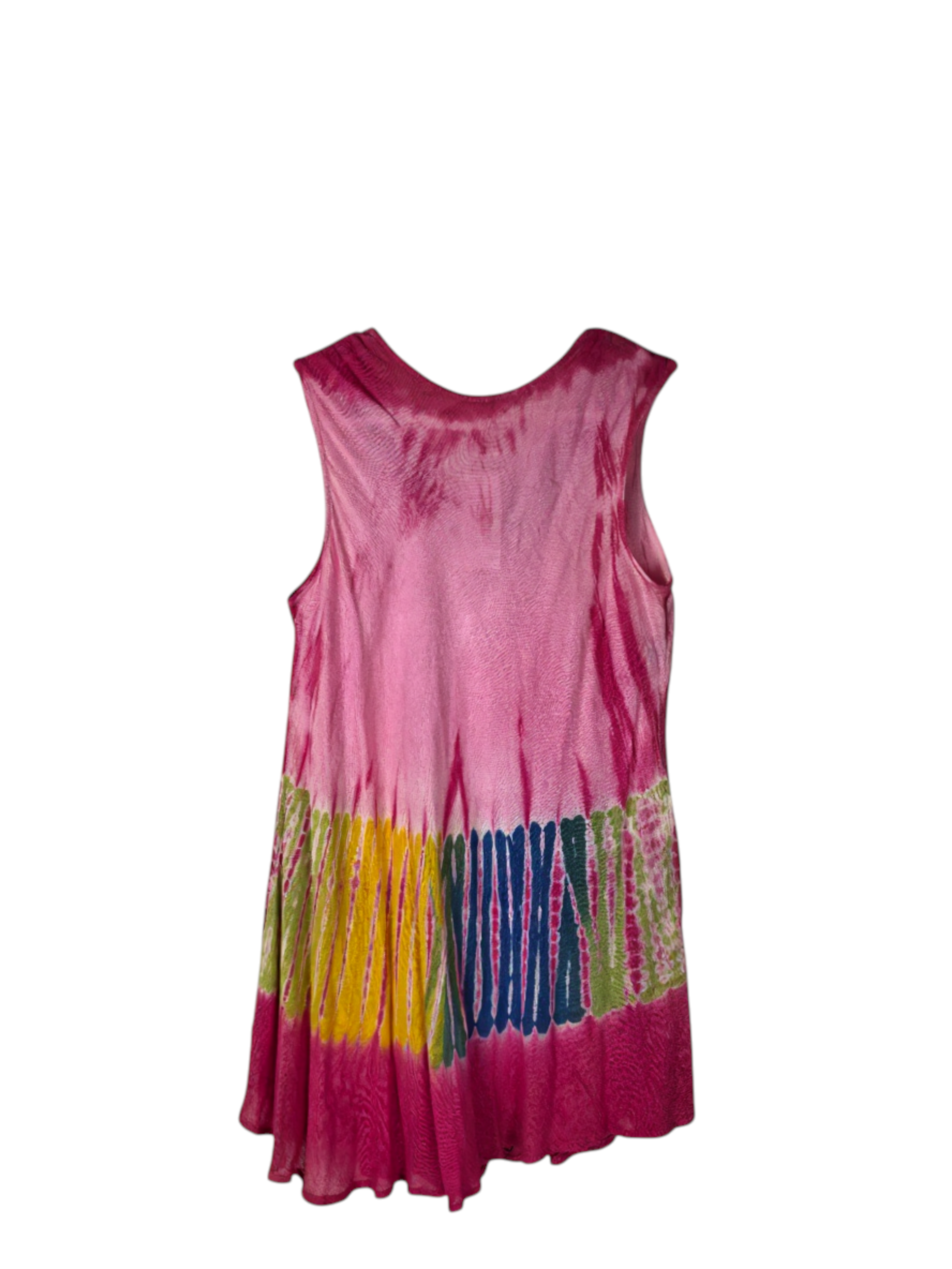 Unexpectedly You Petal Bloom Embroidered Rainbow Boho Top