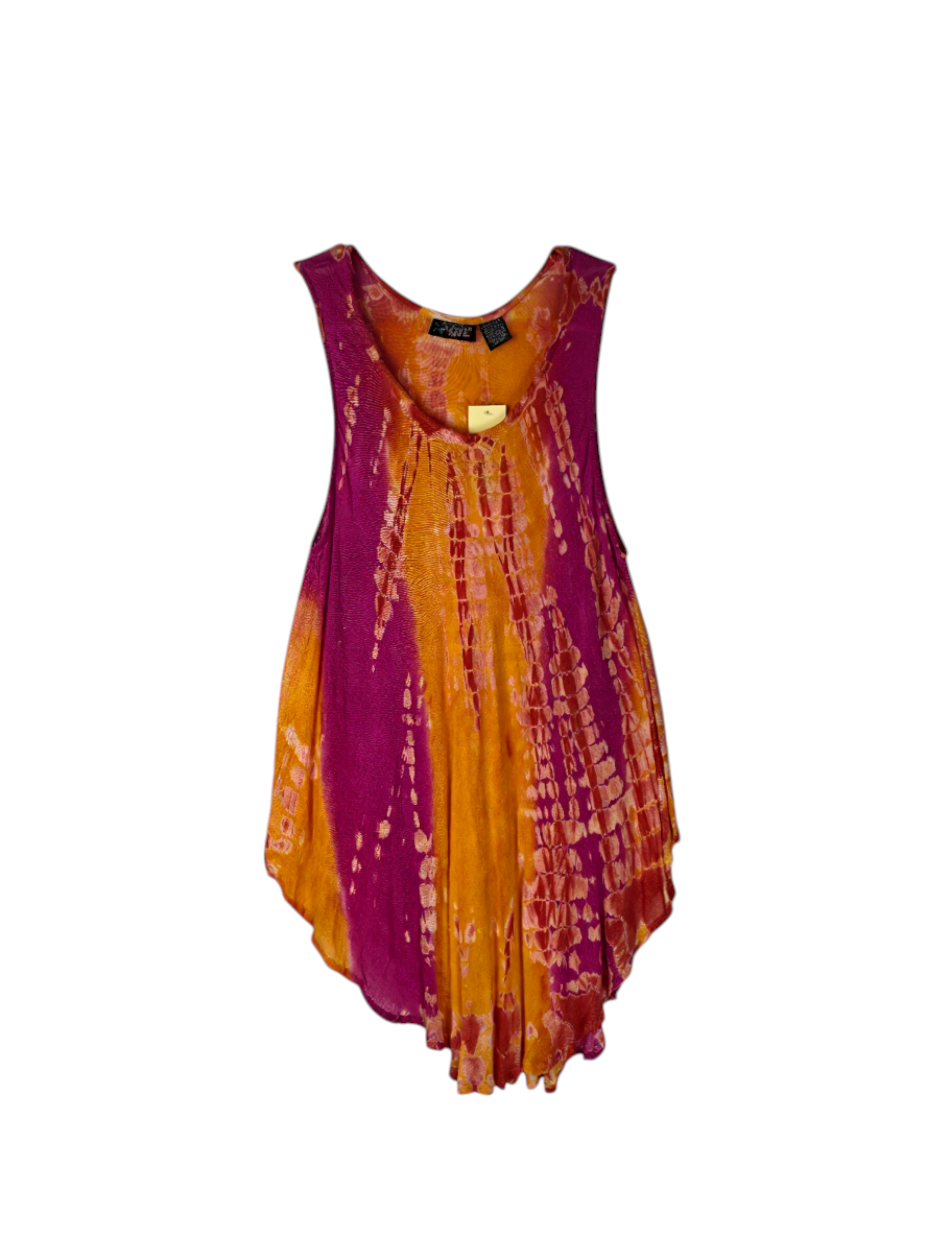 Unexpectedly You Sunset Mirage Hand-Dyed Boho Tank Top