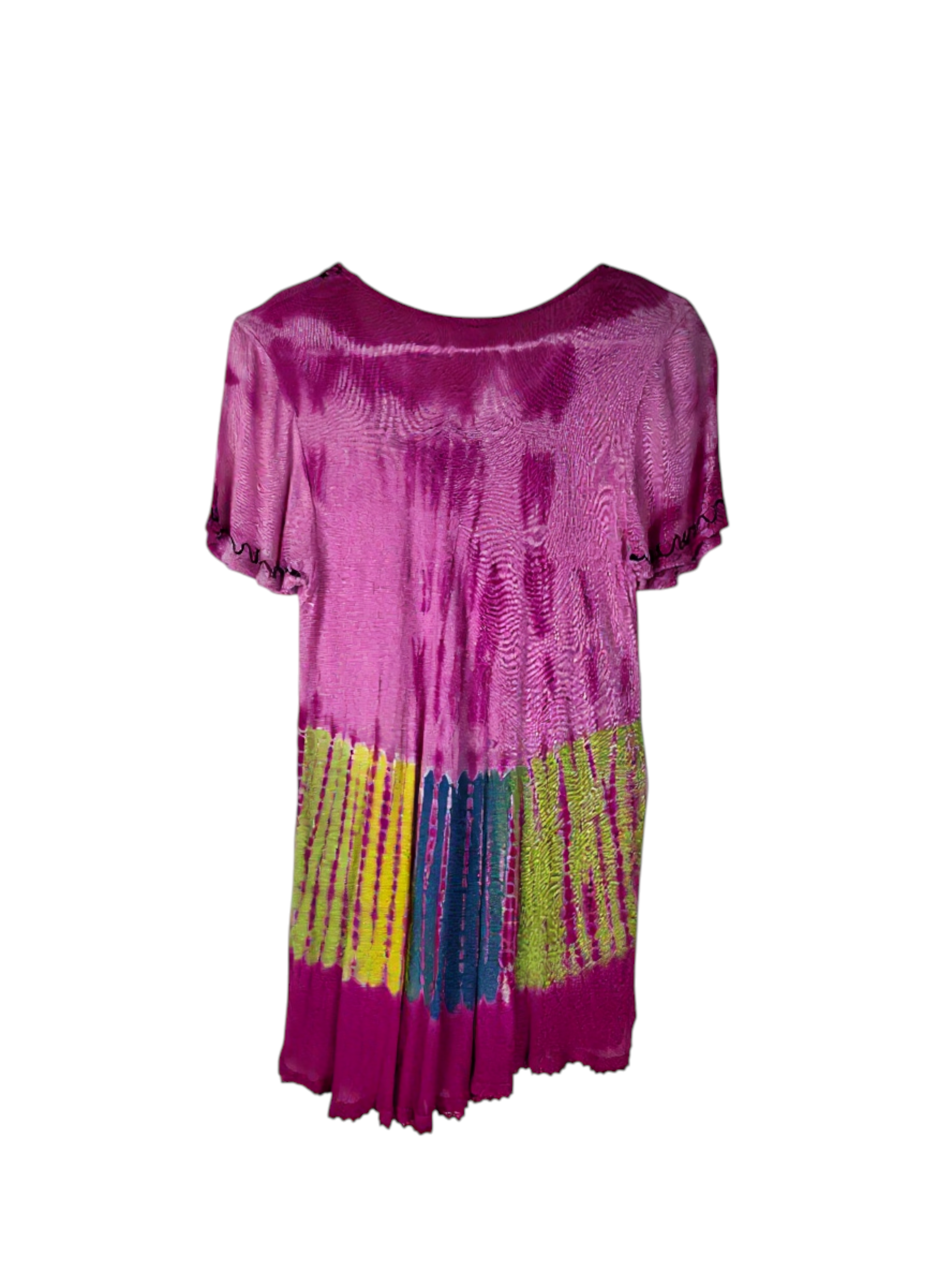 Unexpectedly You Orchid Bloom Hand-Dyed Boho Top