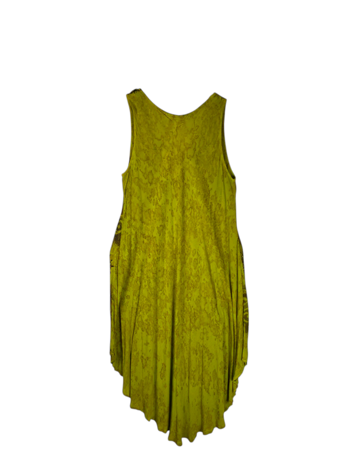 Unexpectedly You Olive Grove Sleeveless Midi Dress - back