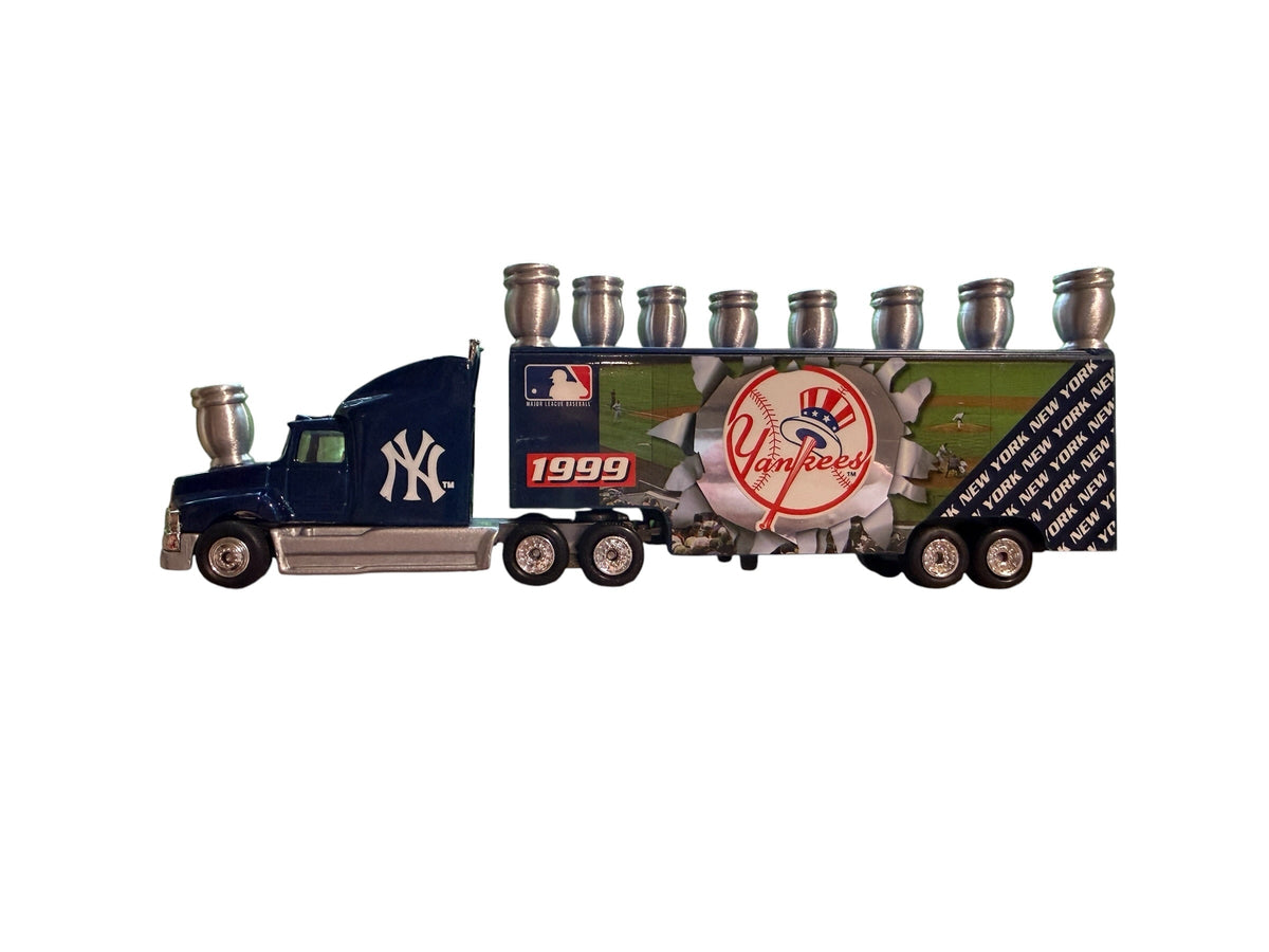 Vintage Yankees Baseball Collectible Truck Menorah
