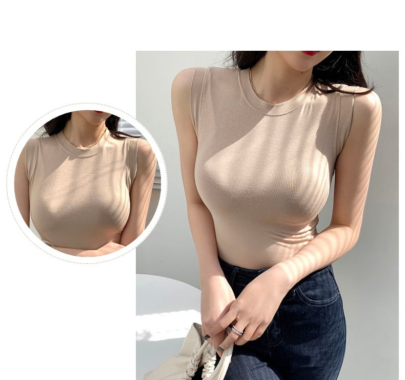 Ribbed Wide-Strap Fitted Tank Top – product image 11