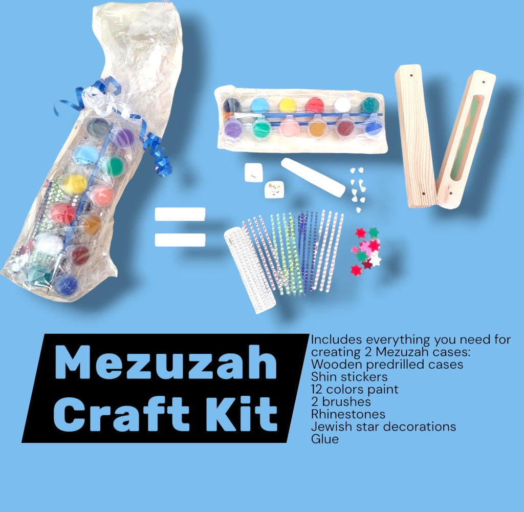 Jewish Craft Kits- Hamsa, Mezuzah & Dreidel