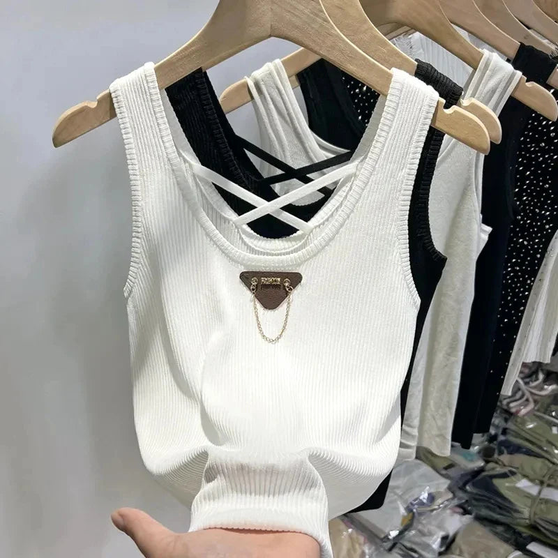 Slim Wide-Strap Summer Tank Top – M–4XL – product image 1