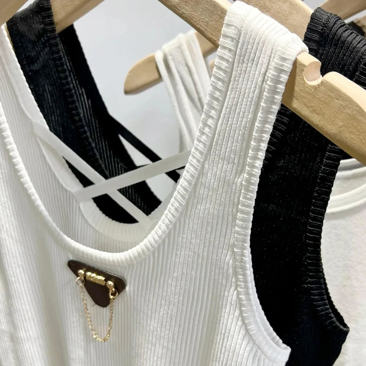 Slim Wide-Strap Summer Tank Top – M–4XL – product image 2