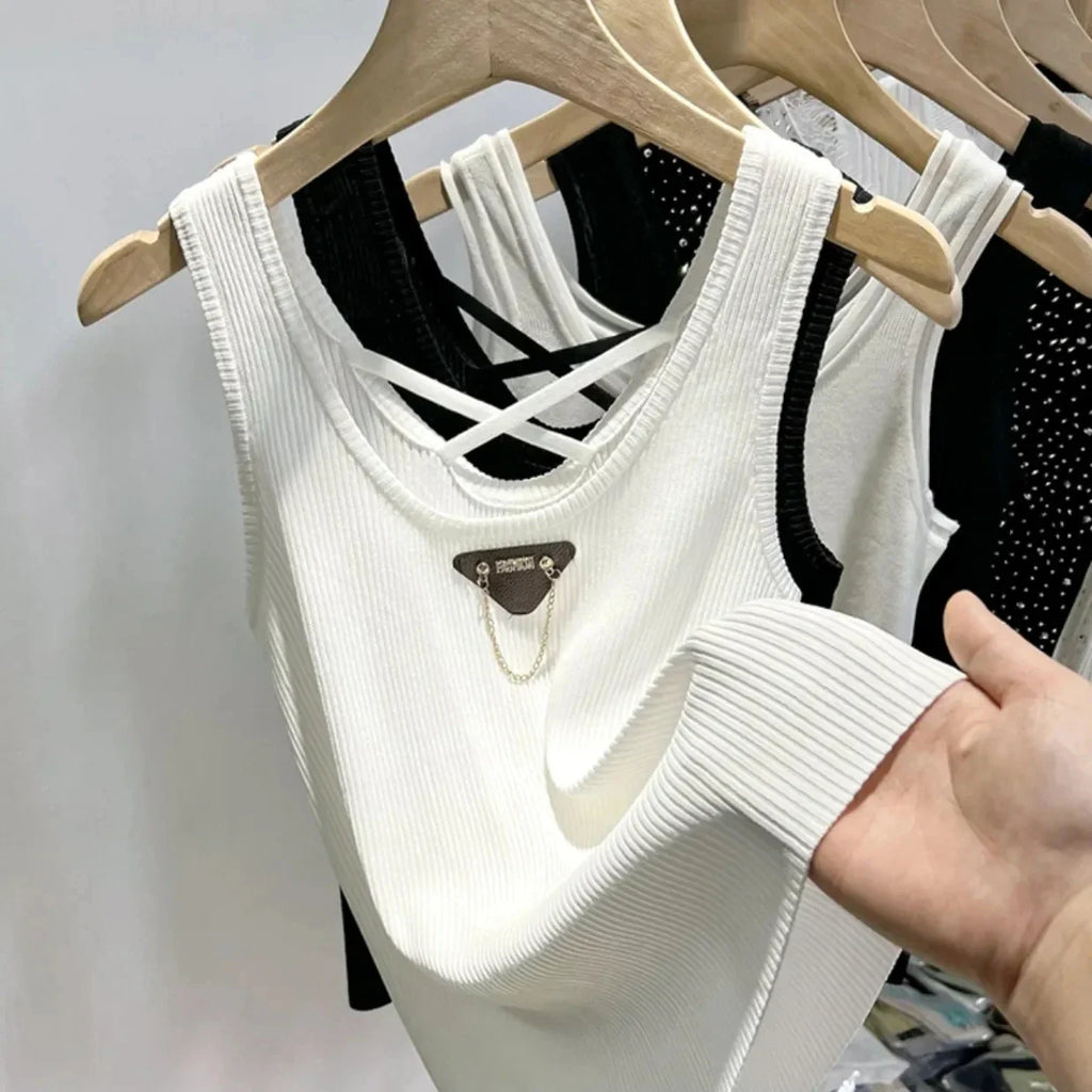Slim Wide-Strap Summer Tank Top – M–4XL – product image 3