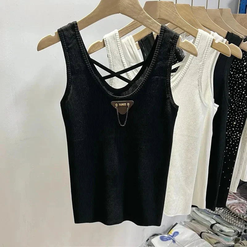 Slim Wide-Strap Summer Tank Top – M–4XL – product image 7