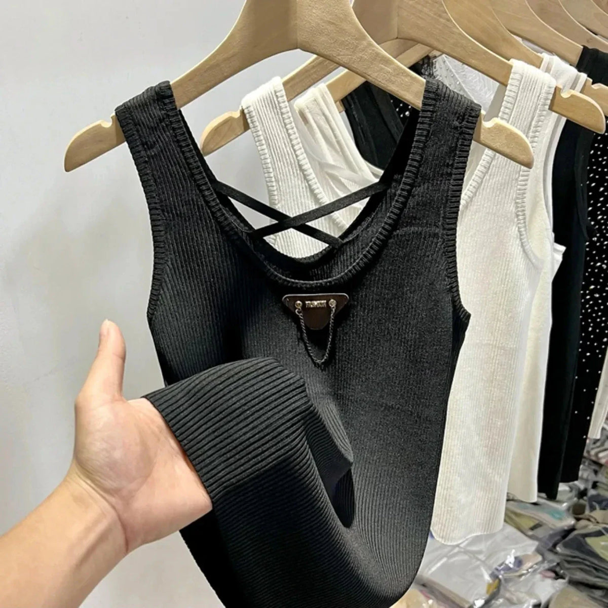 Slim Wide-Strap Summer Tank Top – M–4XL – product image 6
