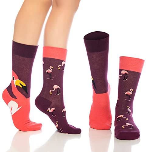 Fun Crew Socks for Men and Women – Colorful Cotton Novelty 6-Pack – product image 7