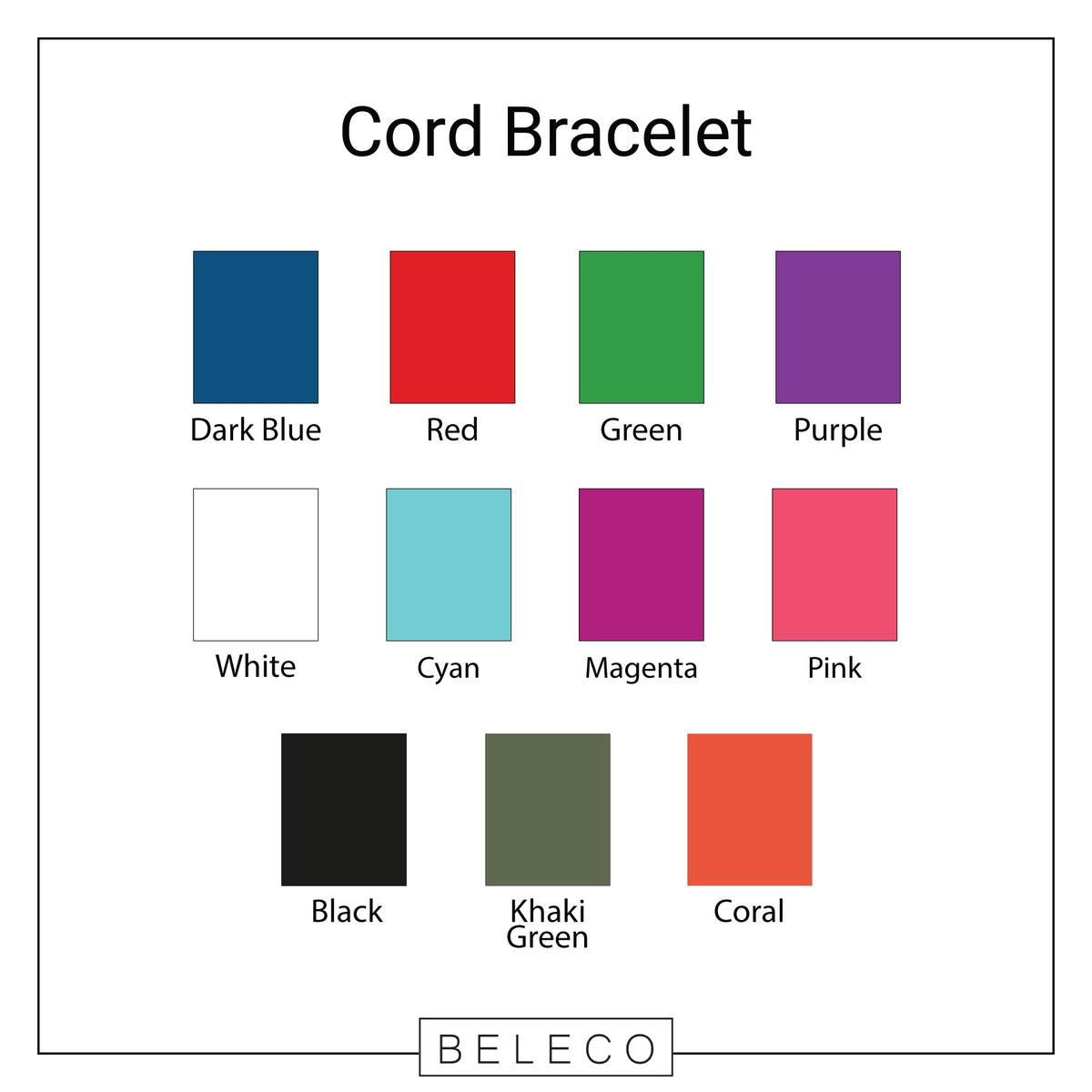 Hamsa Cord Bracelet