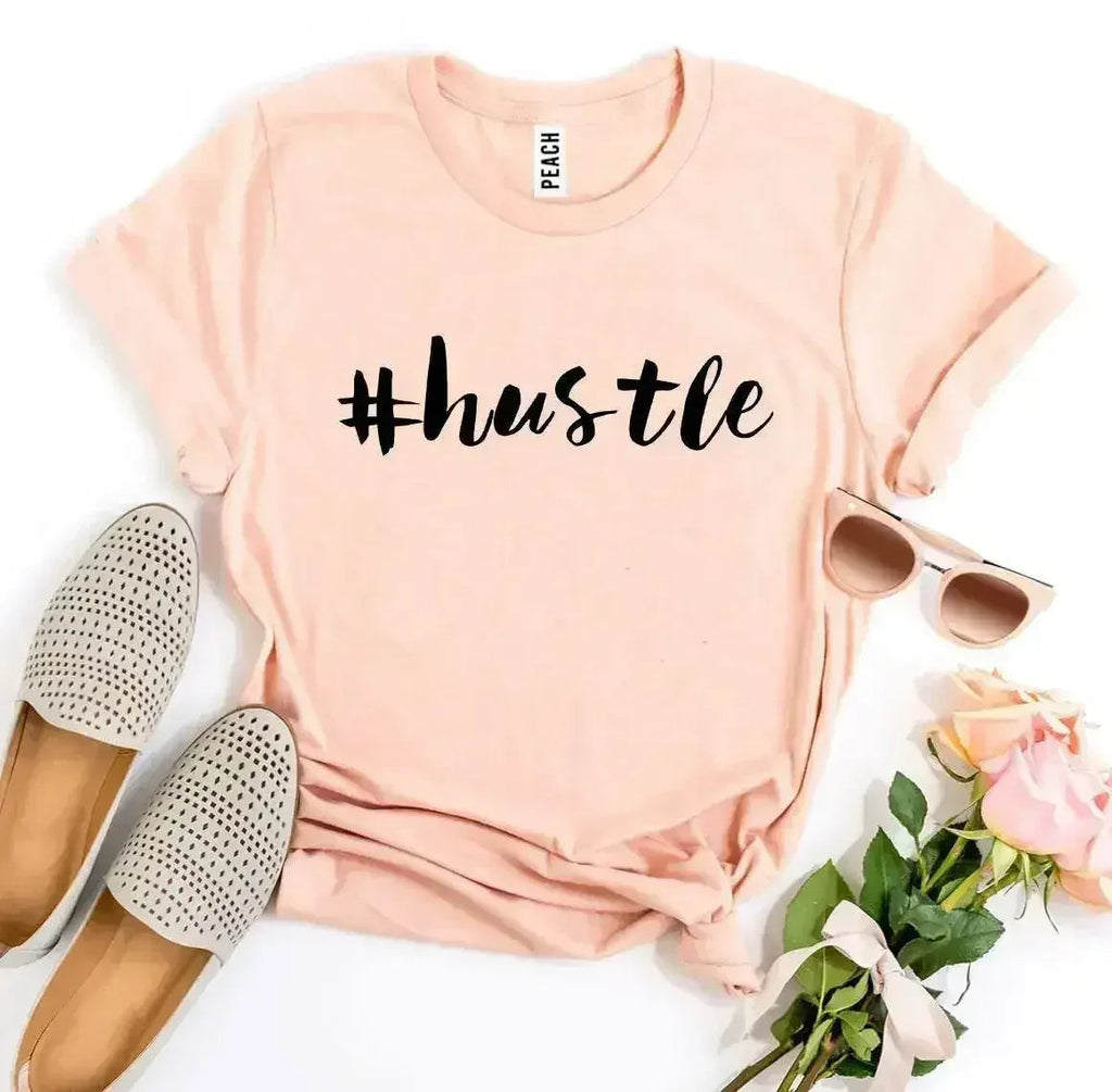 Hustle Printed Women T-Shirt | Premium Cotton | Bella Canvas – product image 3