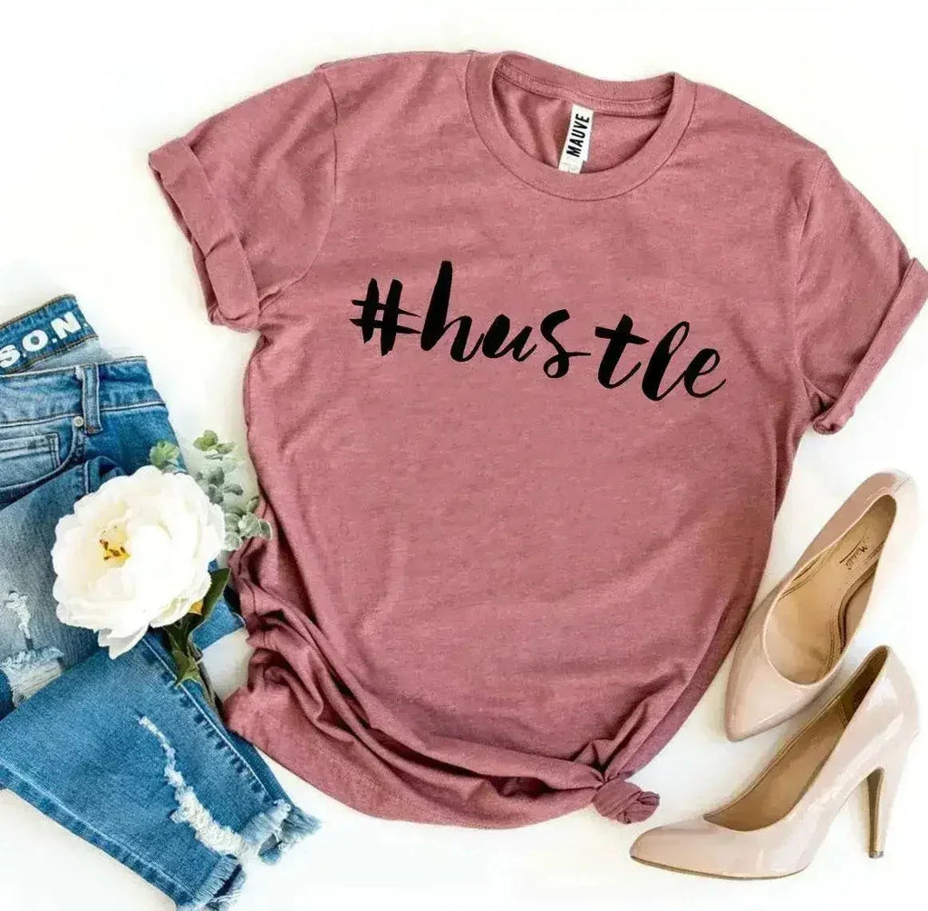 Hustle Printed Women T-Shirt | Premium Cotton | Bella Canvas – product image 5