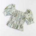 French Floral Print Slim Blouse – product image 2