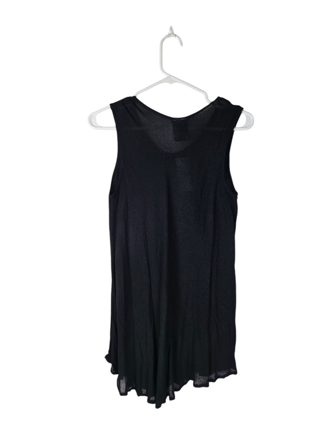 Midnight Clover Patterned Sleeveless Top — clean back product image