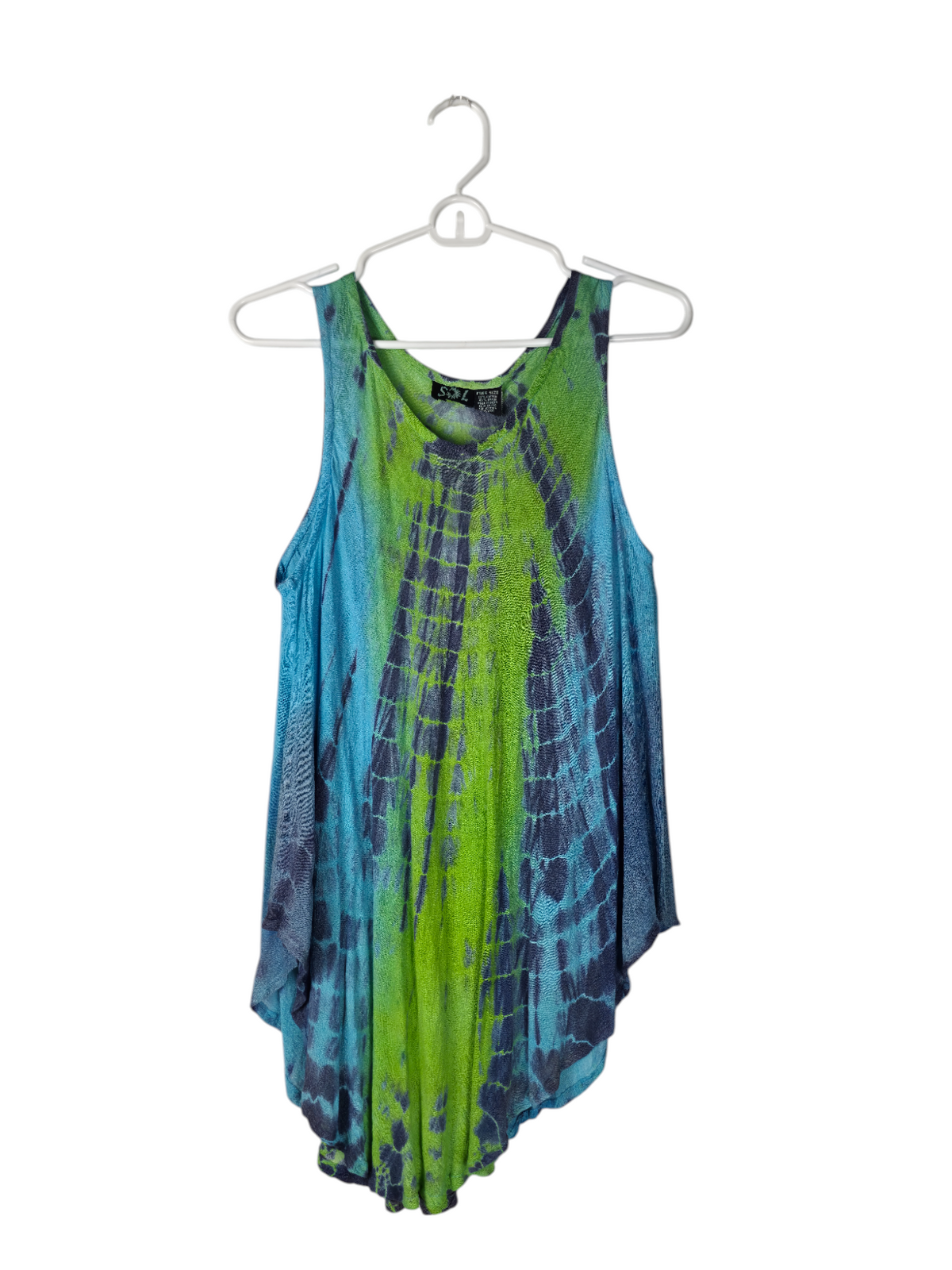 Ocean Breeze Flowy Tunic Top — clean product image