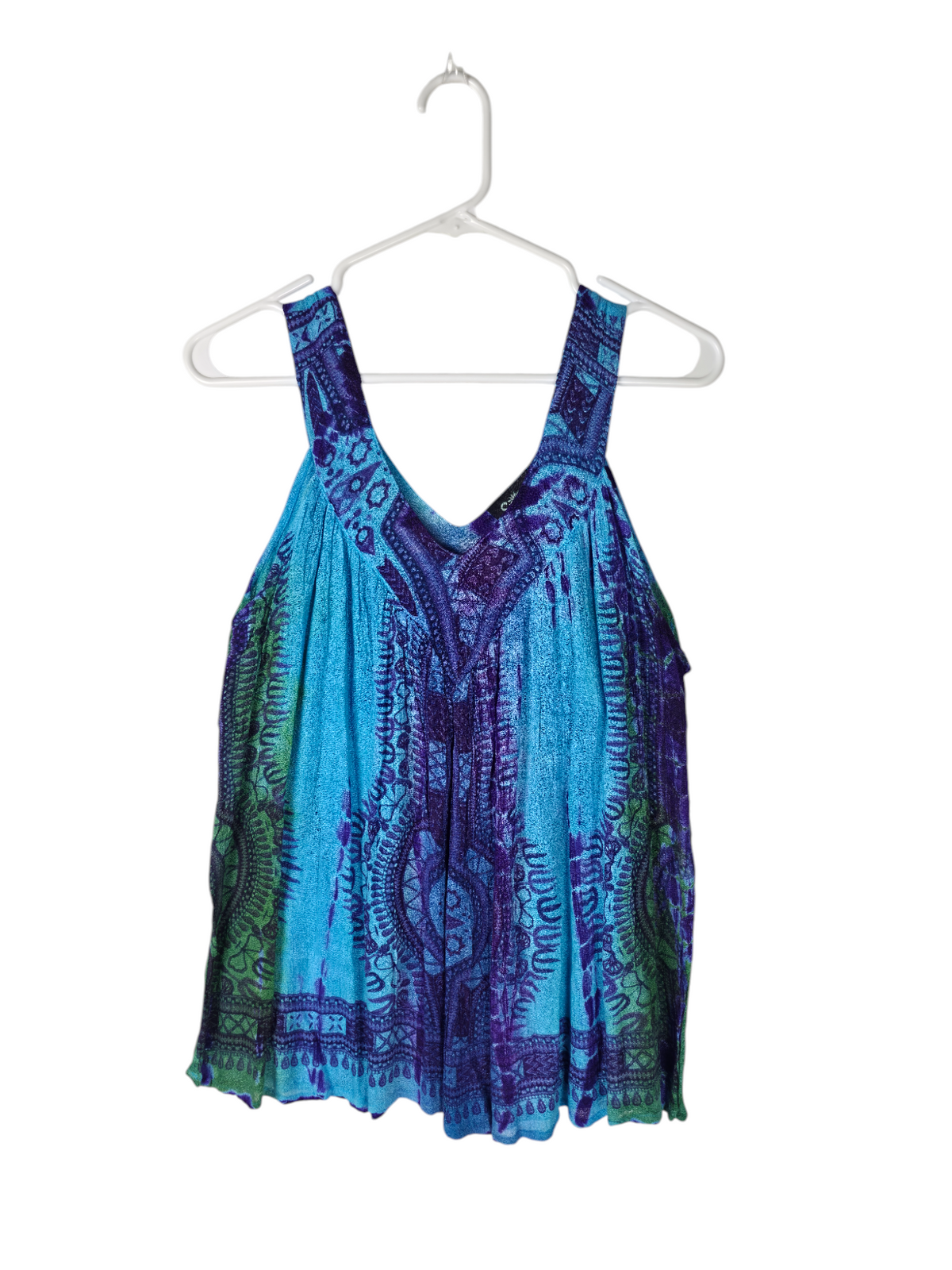 Ocean Mirage Flowy Top — clean product image