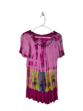 Orchid Bloom Boho Top — clean product image