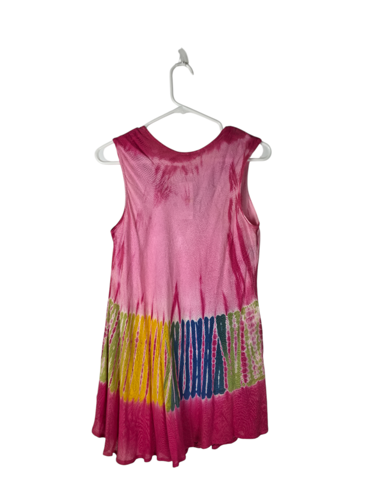 Petal Bloom Embroidered Rainbow Boho Top — alternate clean product image